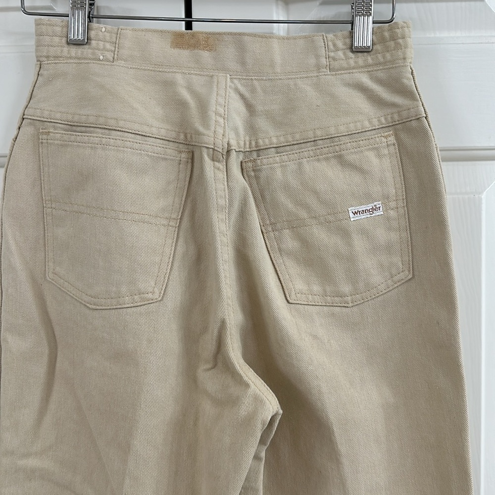 1980s 🤍 Vintage Wrangler Tan Pants / Jeans 27x30